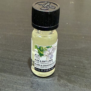 The Body Shop Home Fragrance Oil Aloe & Soft Linen Retired Discontinued HTF NEW